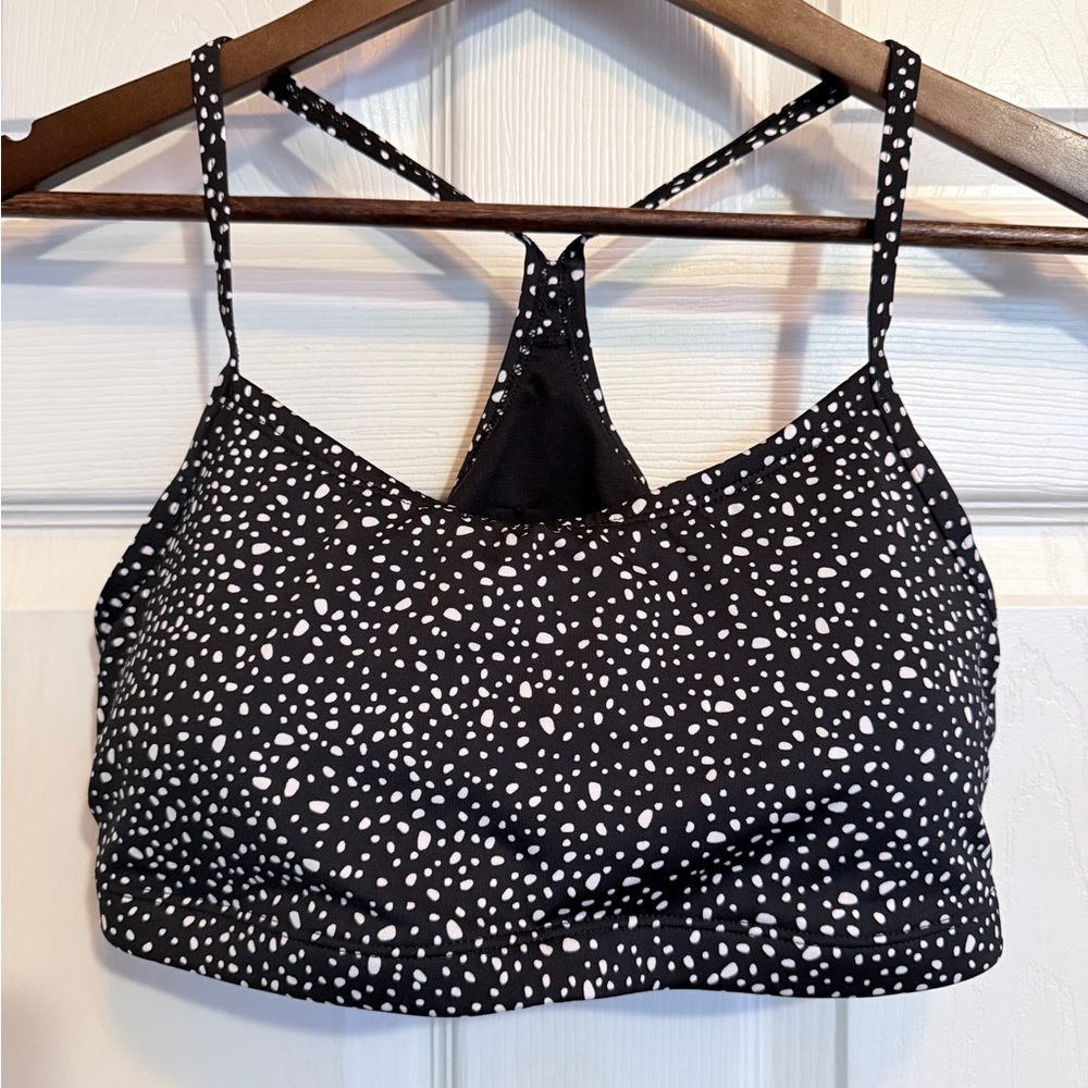 Women’s Black & White Dot Swim Top - Brand